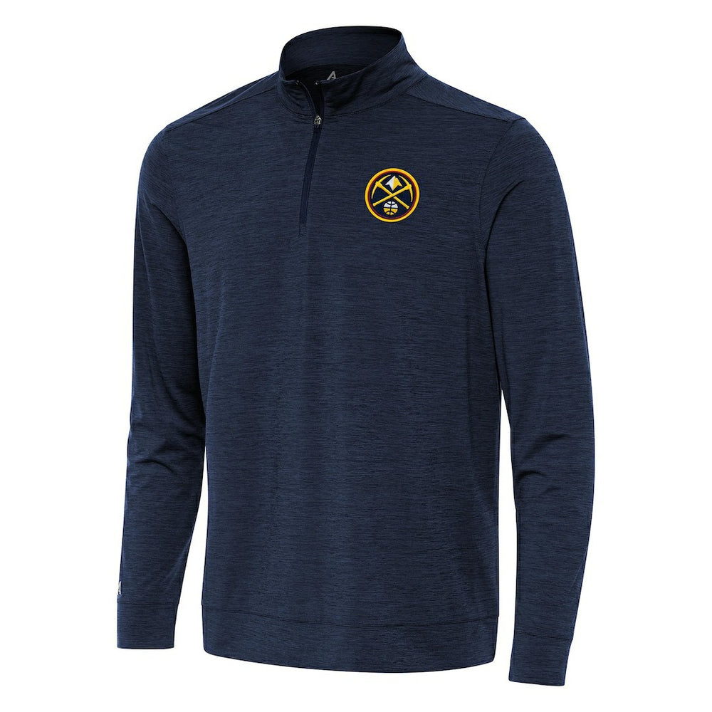 Denver Nuggets Antigua Bright Quarter-Zip Top sale