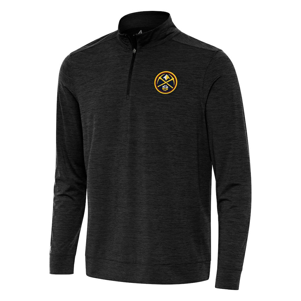 Denver Nuggets Antigua Bright Quarter-Zip Top sale