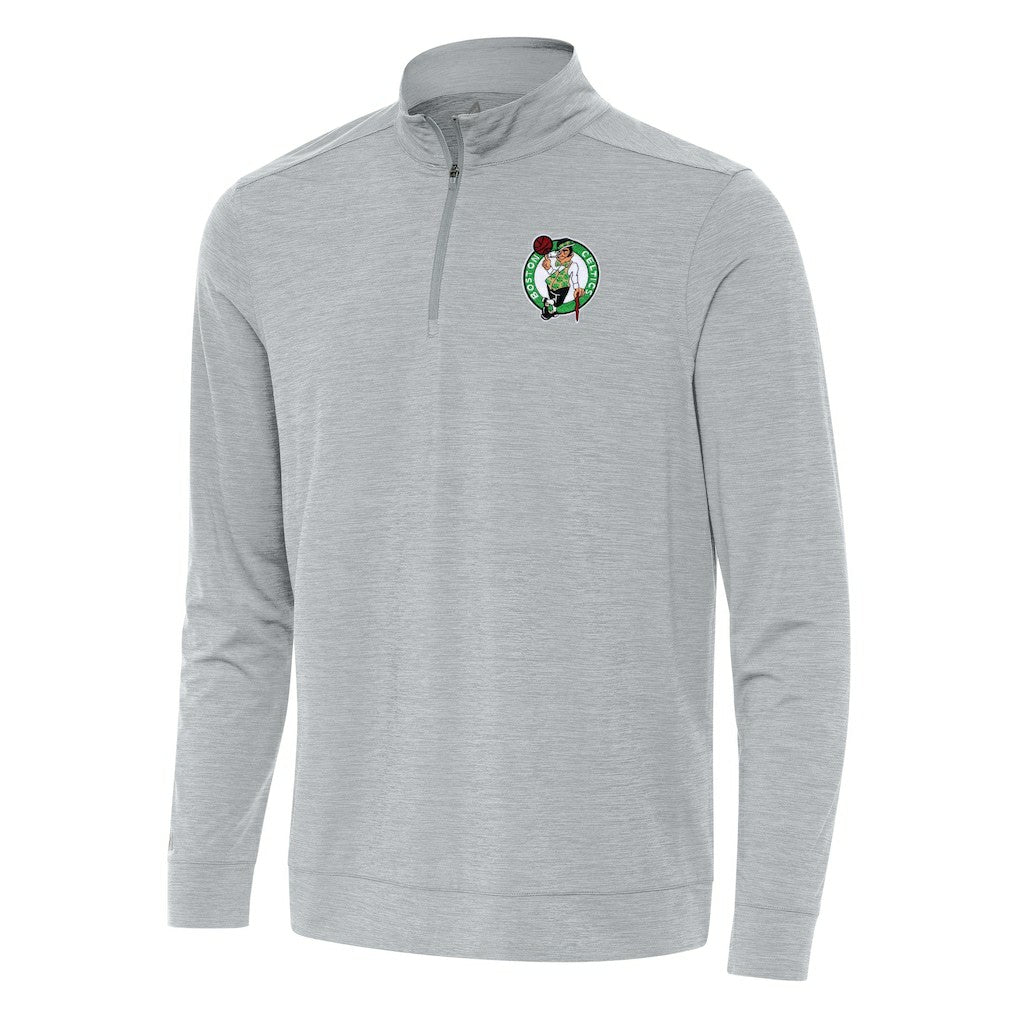 Boston Celtics Antigua Bright Quarter-Zip Top