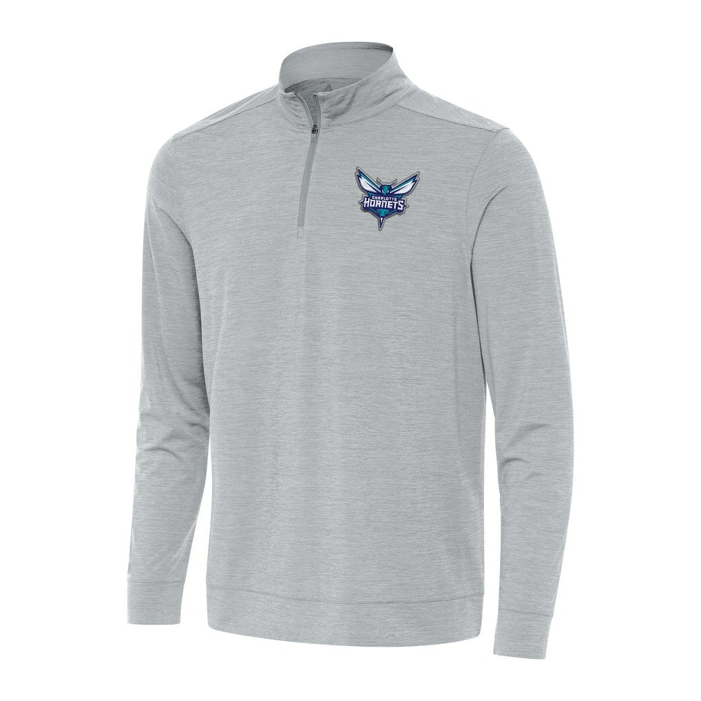 Charlotte Hornets Antigua Bright Quarter-Zip Top