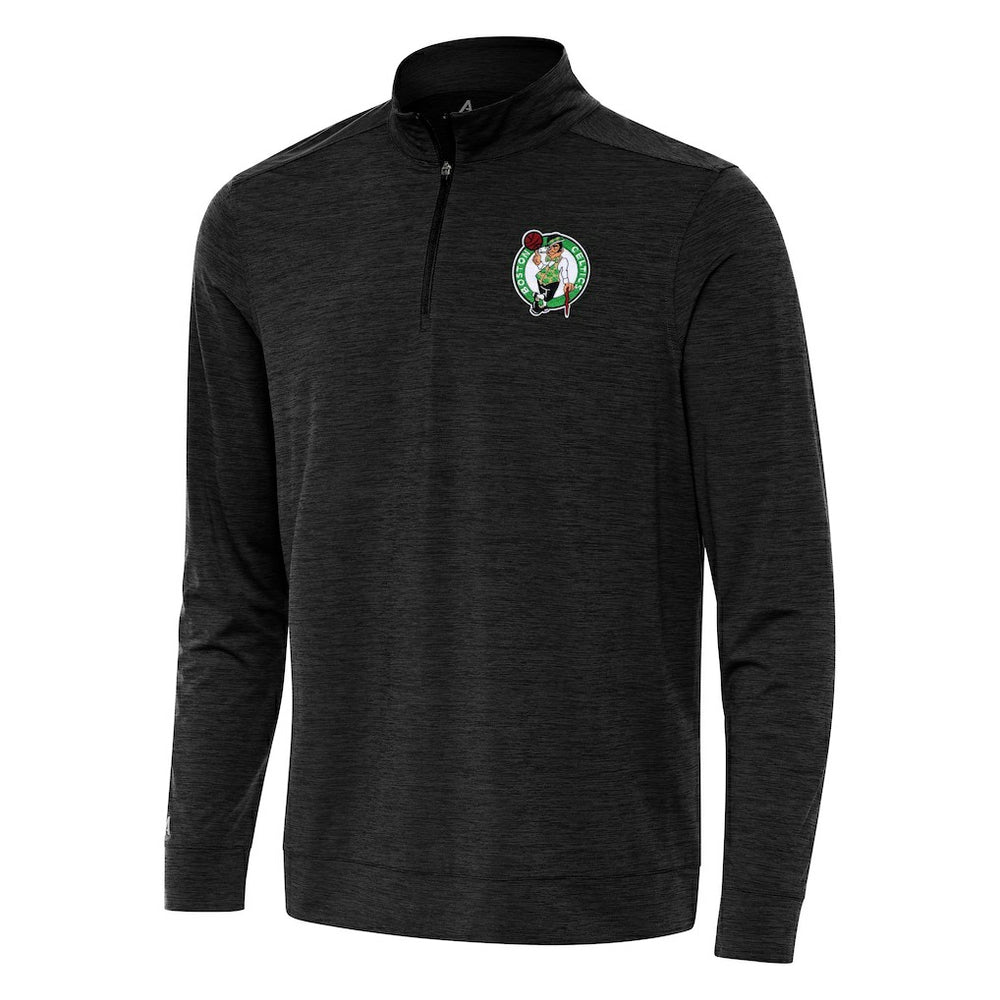 Boston Celtics Antigua Bright Quarter-Zip Top