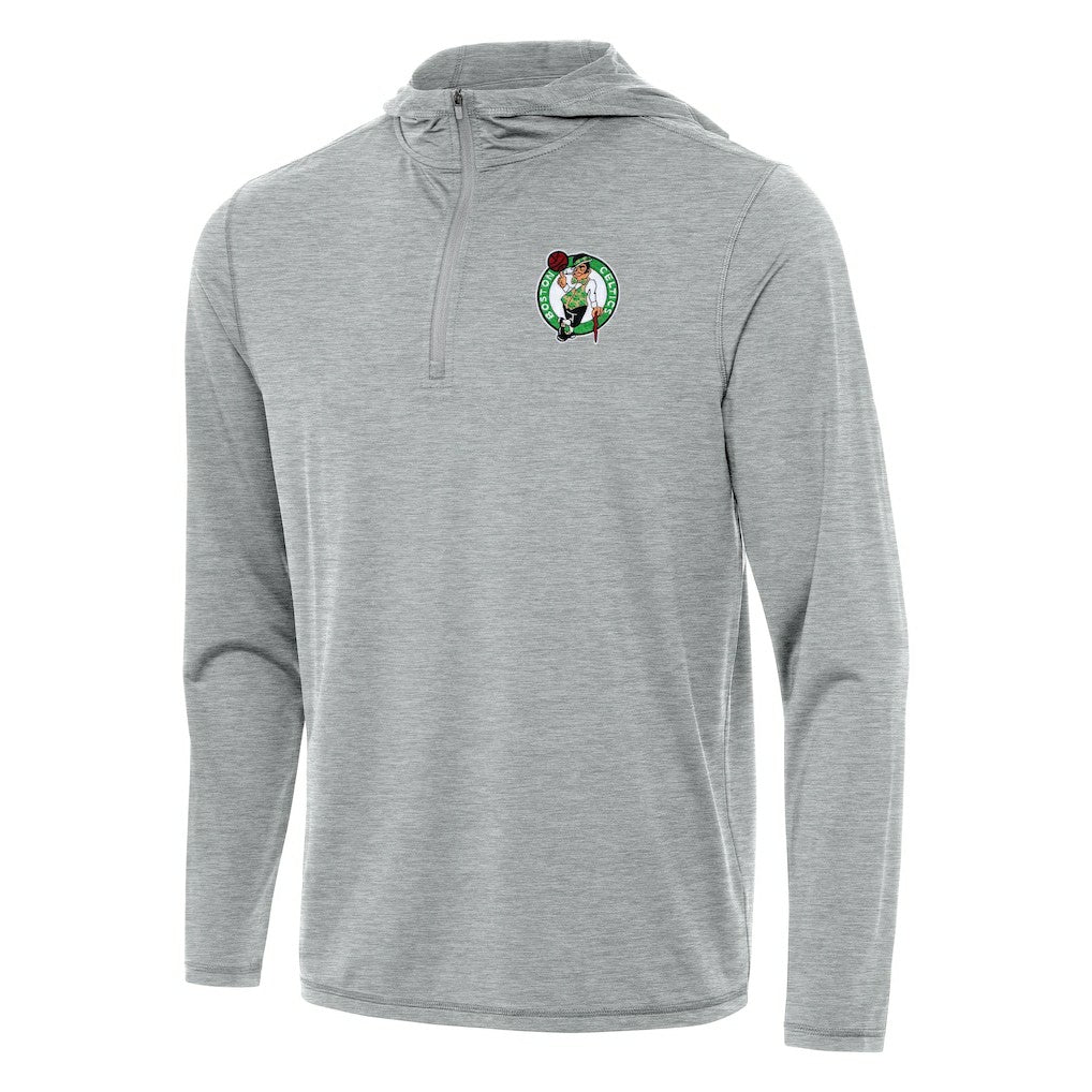 Boston Celtics Antigua Tidy Quarter-Zip Hoodie