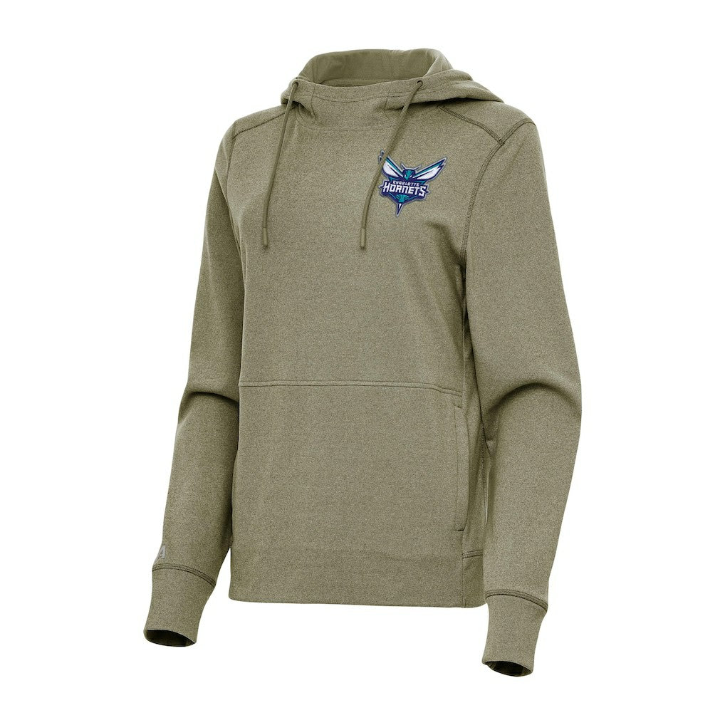 Charlotte Hornets Antigua Women's Justice Pullover Hoodie