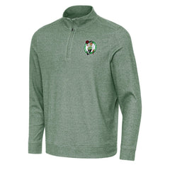 Boston Celtics Antigua Subtle Quarter-Zip Sweatshirt