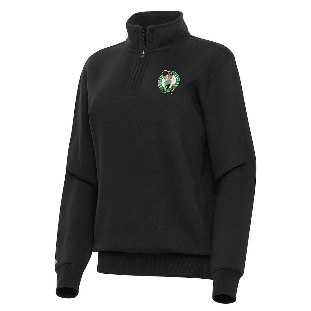 Boston Celtics Antigua Women's Victory Quarter-Zip Sweatshirt