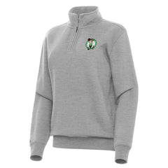 Boston Celtics Antigua Women's Victory Quarter-Zip Sweatshirt