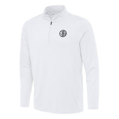Brooklyn Nets Antigua Reprocess Quarter-Zip Top