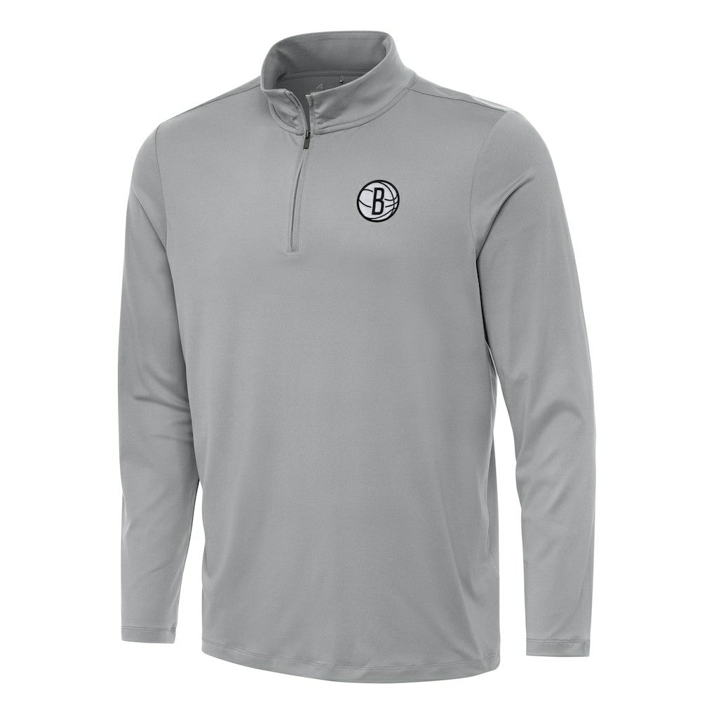 Brooklyn Nets Antigua Reprocess Quarter-Zip Top