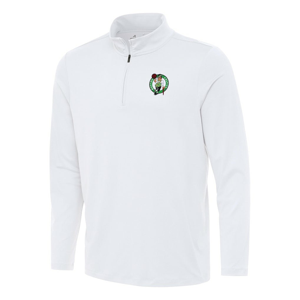 Boston Celtics Antigua Reprocess Quarter-Zip Top