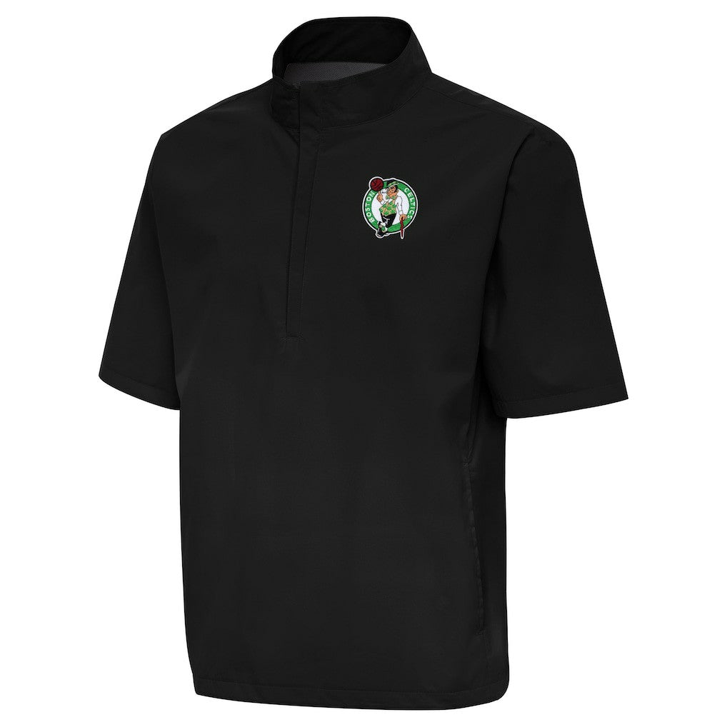 Boston Celtics Antigua Brisk Quarter-Zip Windbreaker