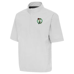 Boston Celtics Antigua Brisk Quarter-Zip Windbreaker