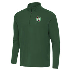 Boston Celtics Antigua Intent Quarter-Zip Top