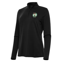 Boston Celtics Antigua Women's Reprocess Quarter-Zip Top