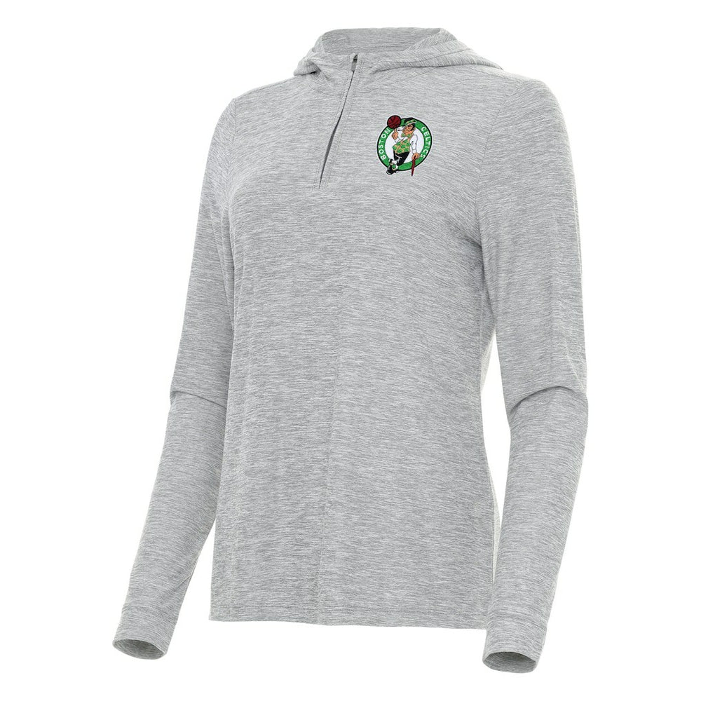 Boston Celtics Antigua Women's Daybreak Quarter-Zip Hoodie