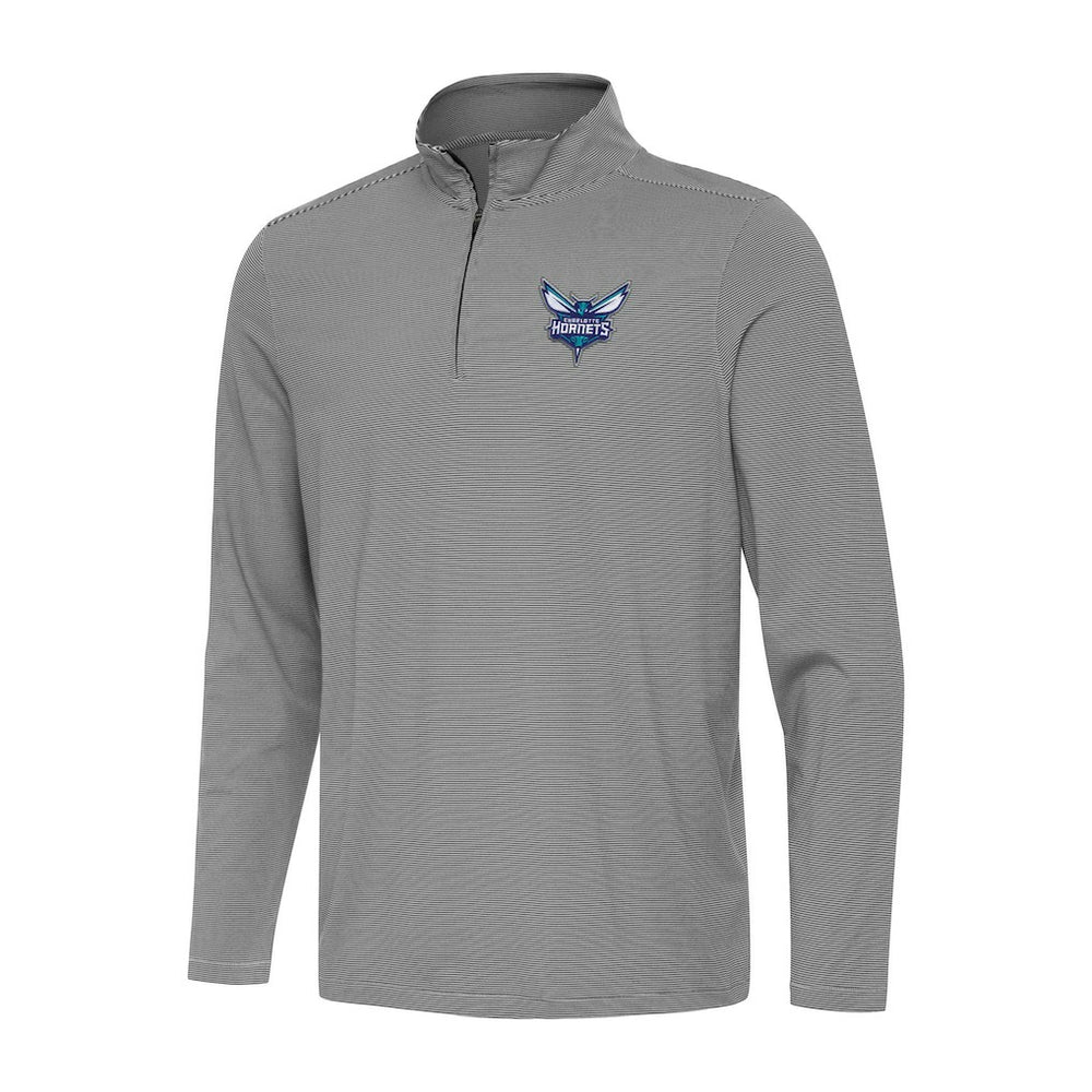 Charlotte Hornets Antigua Twine Quarter-Zip Top