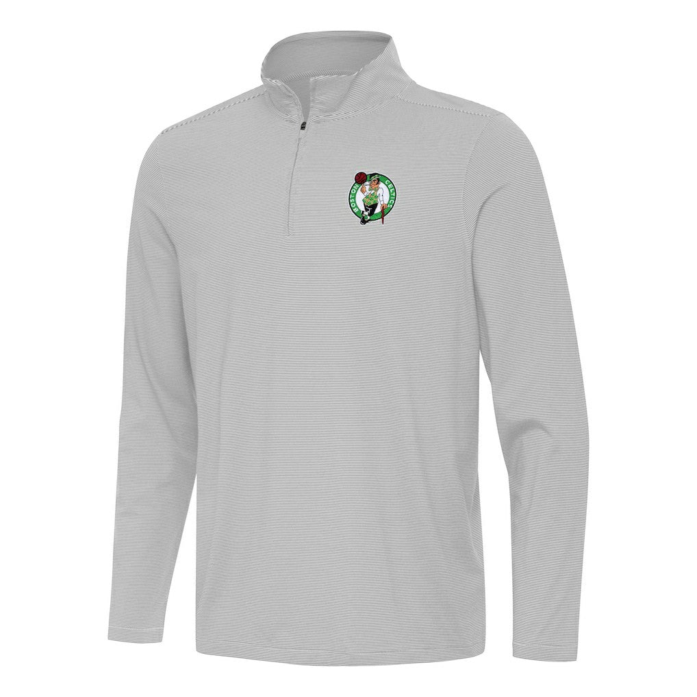 Boston Celtics Antigua Twine Quarter-Zip Top