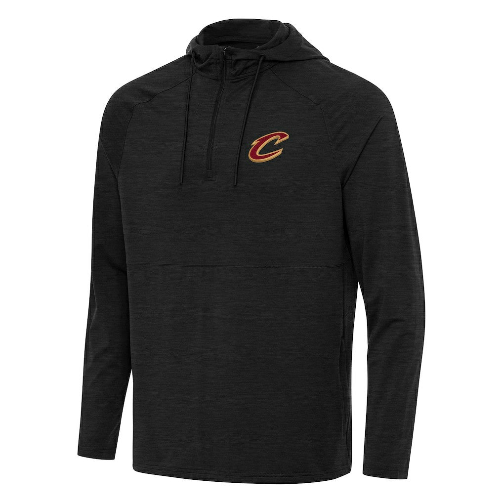 Cleveland Cavaliers Antigua Spikes Raglan Quarter-Zip Hoodie sale