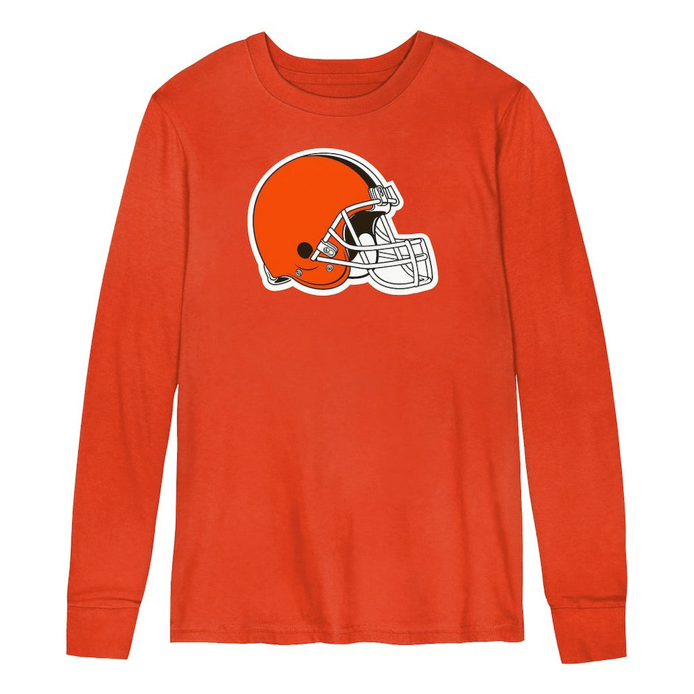Youth Primary Logo Long Sleeve T-Shirt - Cleveland Browns T-shirts