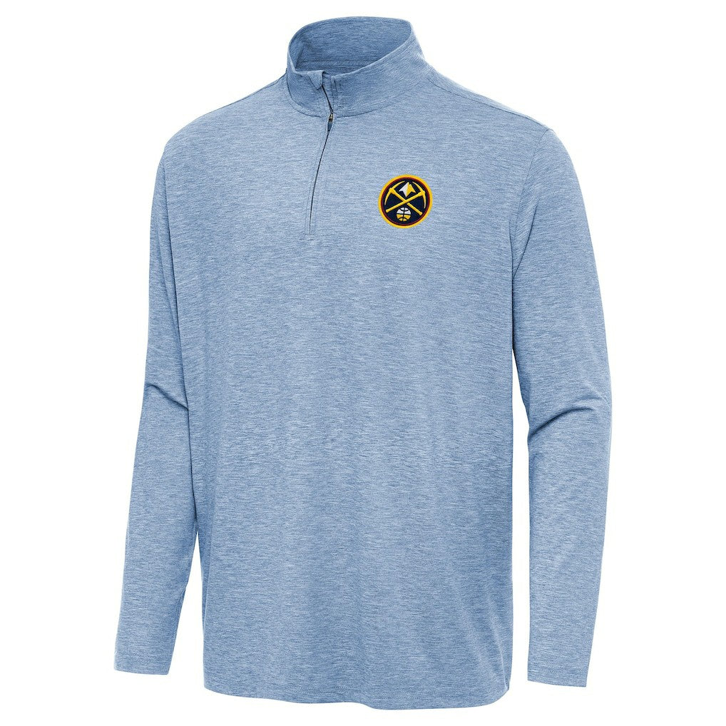 Denver Nuggets Antigua Hunk Quarter-Zip Top sale