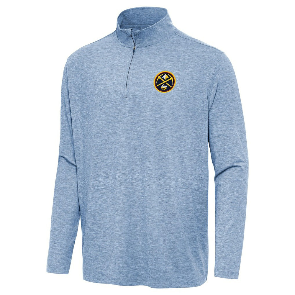 Denver Nuggets Antigua Hunk Quarter-Zip Top sale