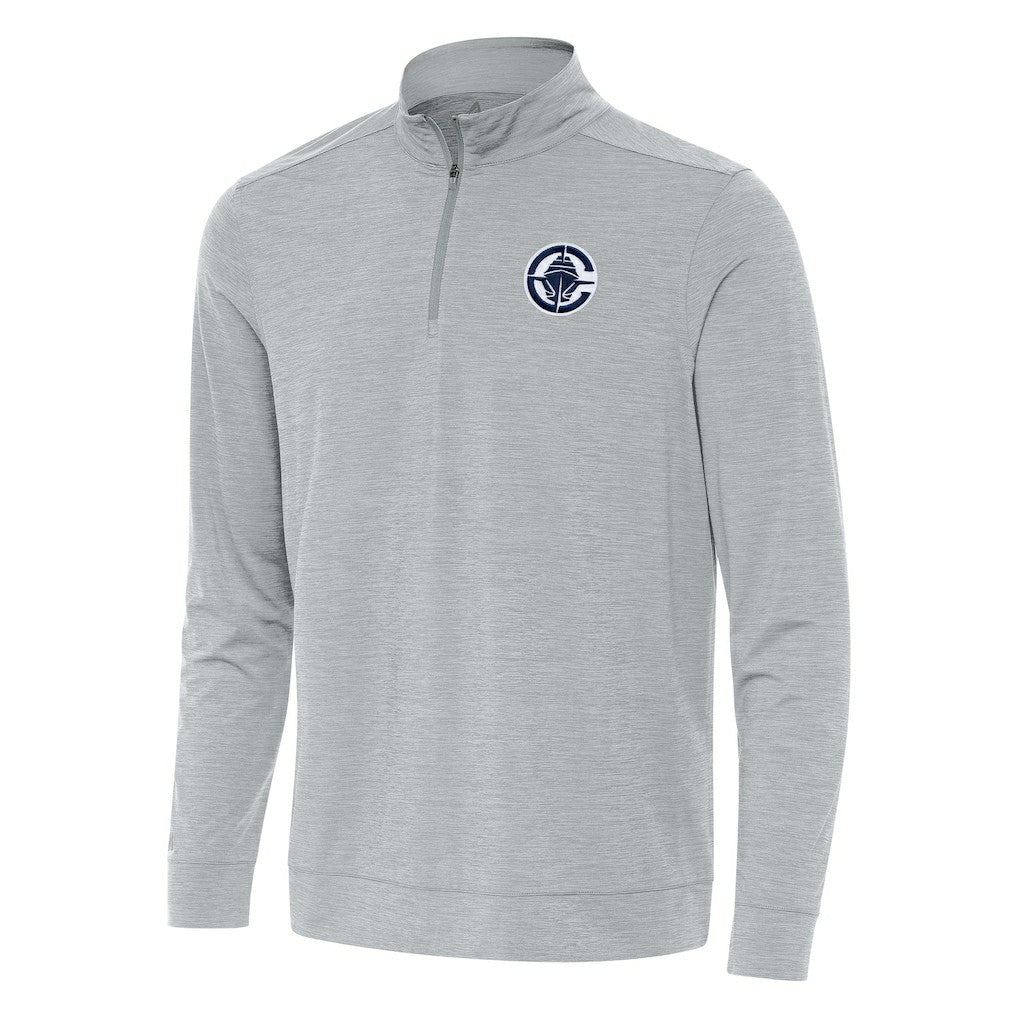 LA Clippers Antigua Bright Quarter-Zip Top