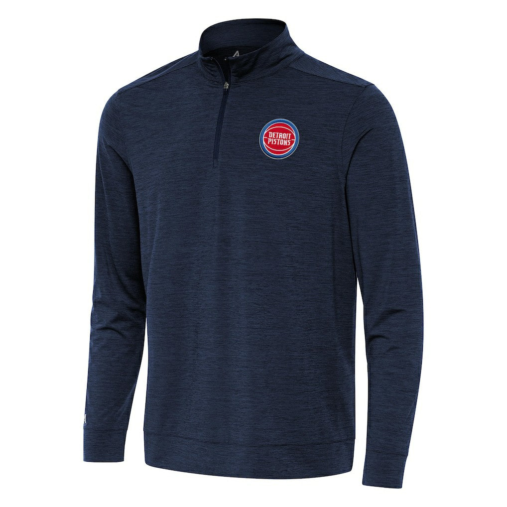 Detroit Pistons Antigua Bright Quarter-Zip Top sale