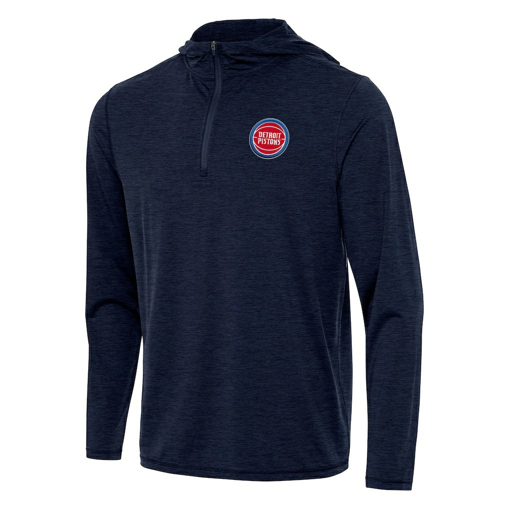 Detroit Pistons Antigua Tidy Quarter-Zip Hoodie sale