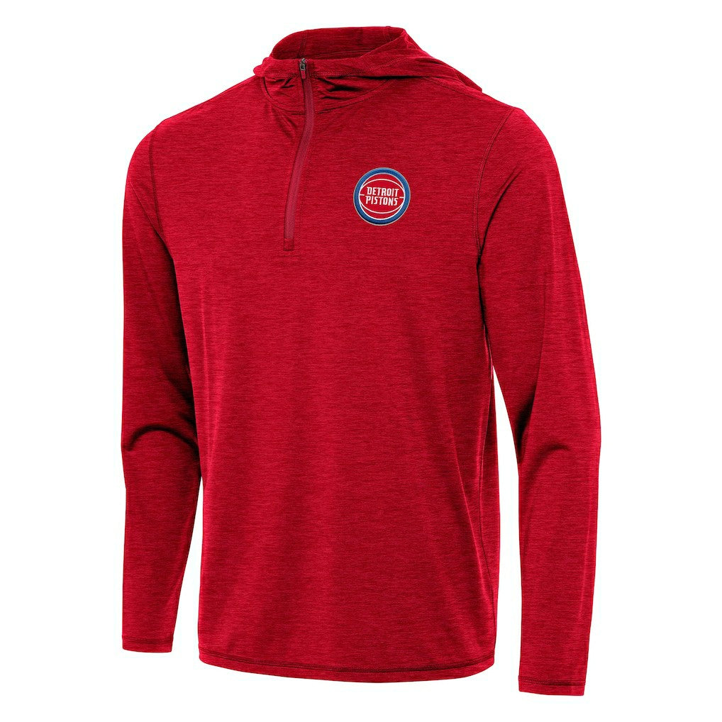 Detroit Pistons Antigua Tidy Quarter-Zip Hoodie sale