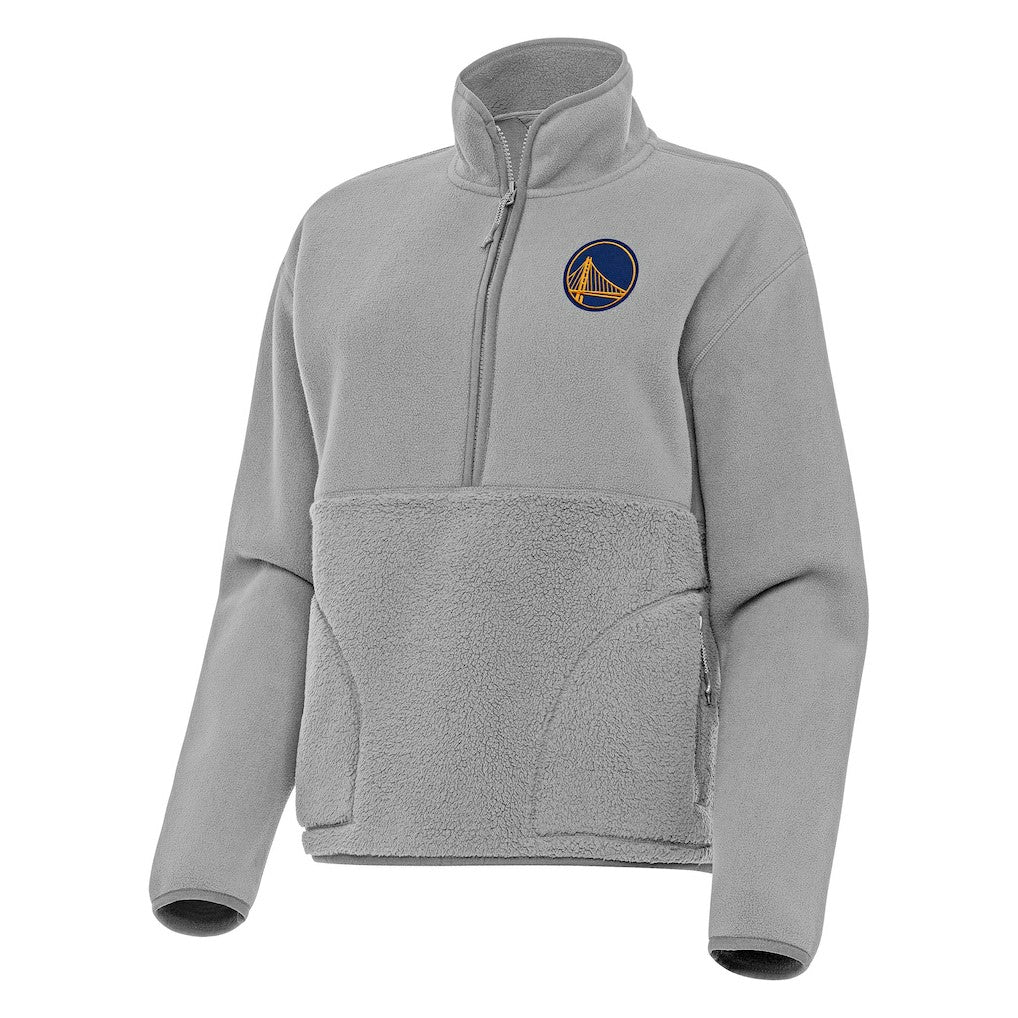 Golden State Warriors Antigua Women's Figure Half-Zip Pullover Sweatshirt sale