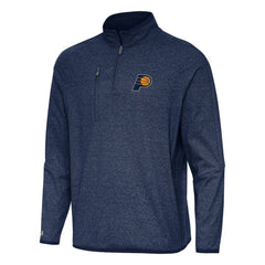 Indiana Pacers Antigua Certain Quarter-Zip Tri-Blend Sweatshirt