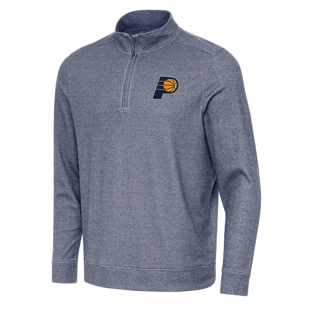 Indiana Pacers Antigua Subtle Quarter-Zip Sweatshirt
