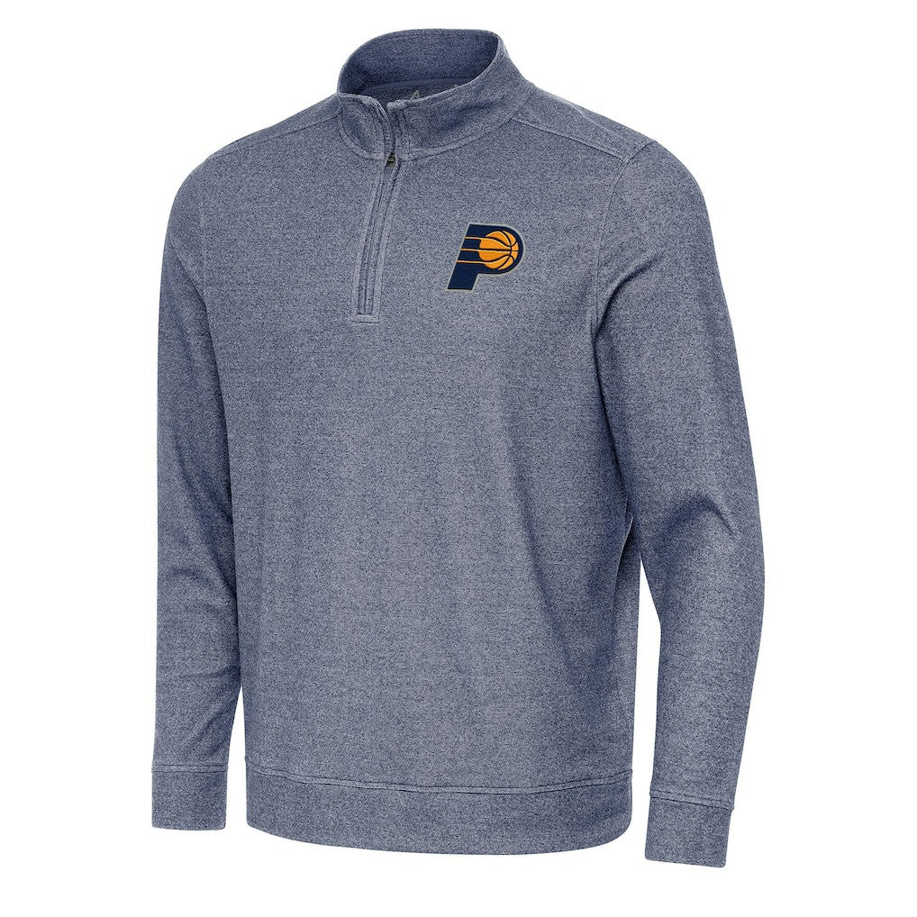 Indiana Pacers Antigua Subtle Quarter-Zip Sweatshirt
