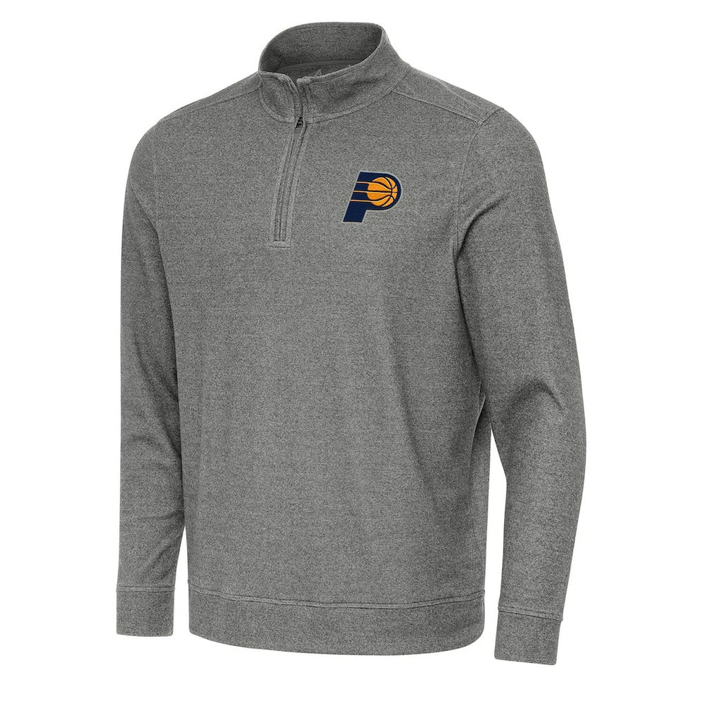 Indiana Pacers Antigua Subtle Quarter-Zip Sweatshirt