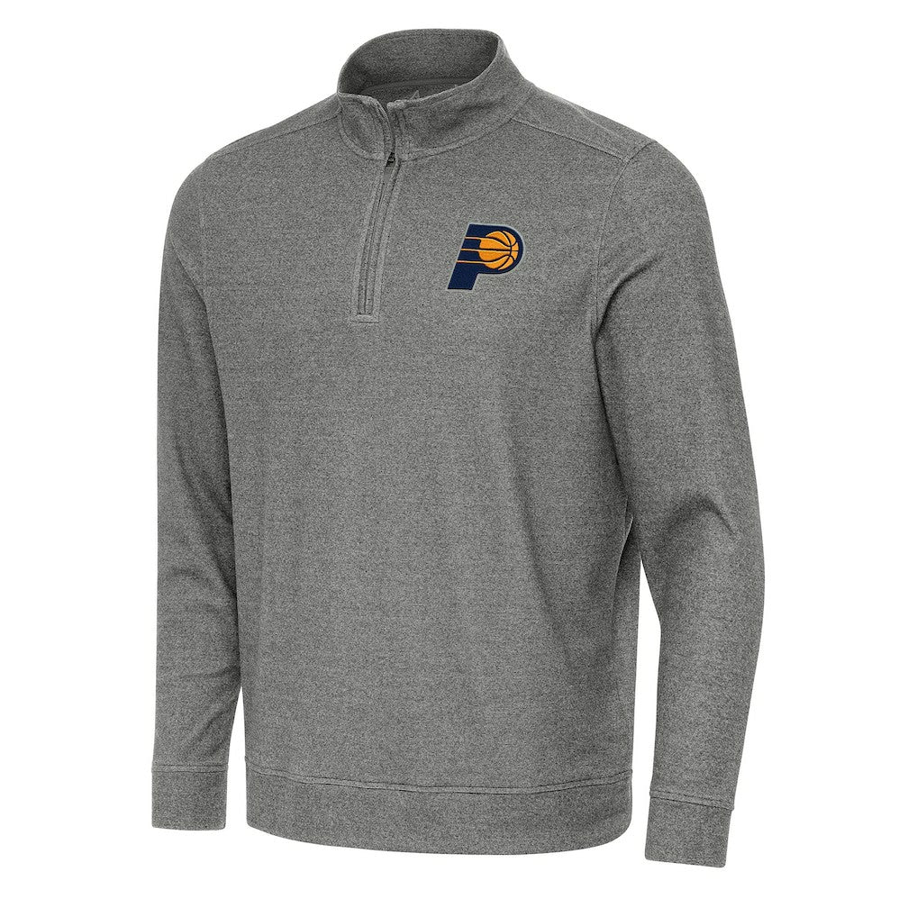 Indiana Pacers Antigua Subtle Quarter-Zip Sweatshirt