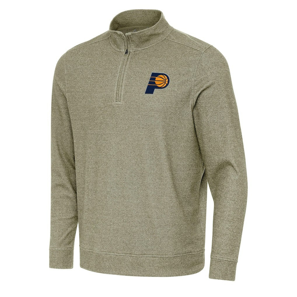 Indiana Pacers Antigua Subtle Quarter-Zip Sweatshirt