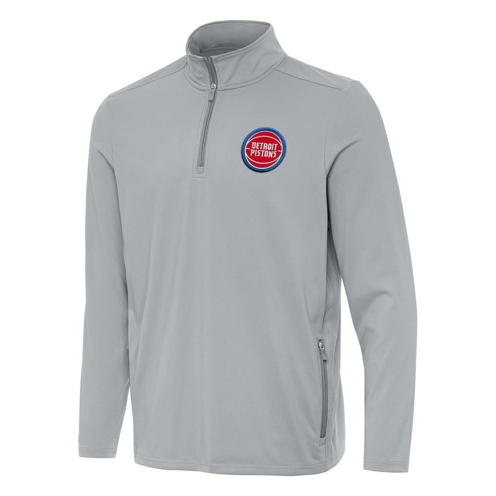 Detroit Pistons Antigua Perilous Quarter-Zip Sweatshirt sale