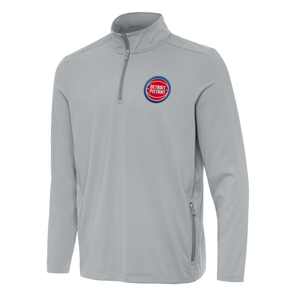 Detroit Pistons Antigua Perilous Quarter-Zip Sweatshirt sale