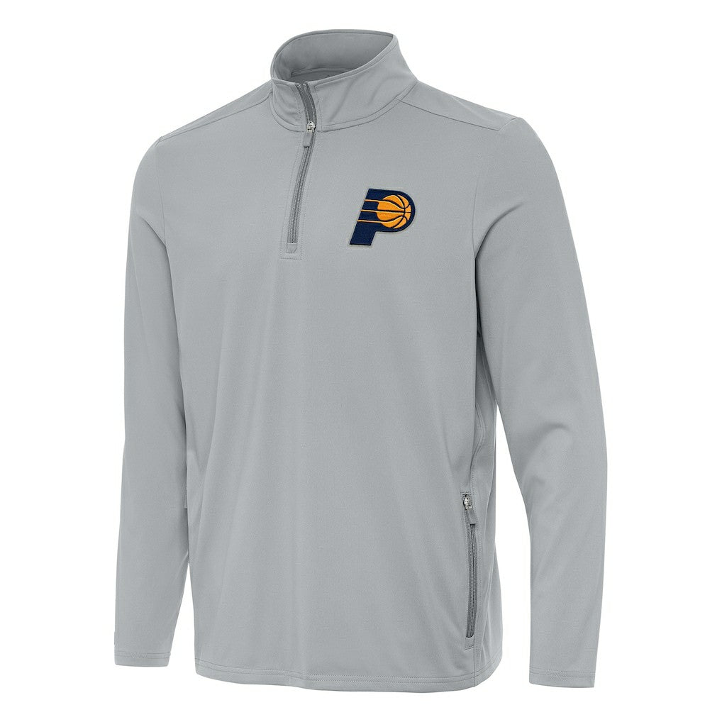Indiana Pacers Antigua Perilous Quarter-Zip Sweatshirt