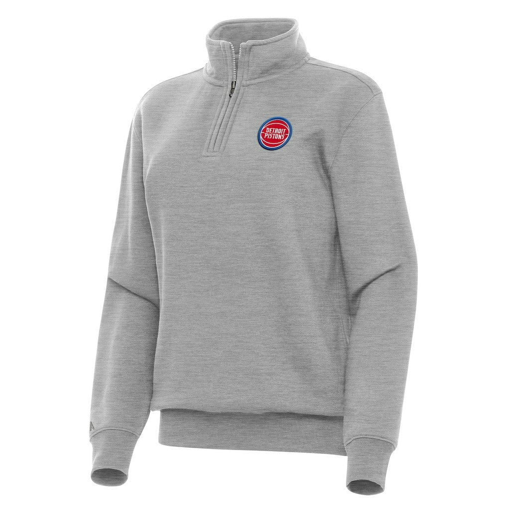 Detroit Pistons Antigua Women's Victory Quarter-Zip Sweatshirt sale