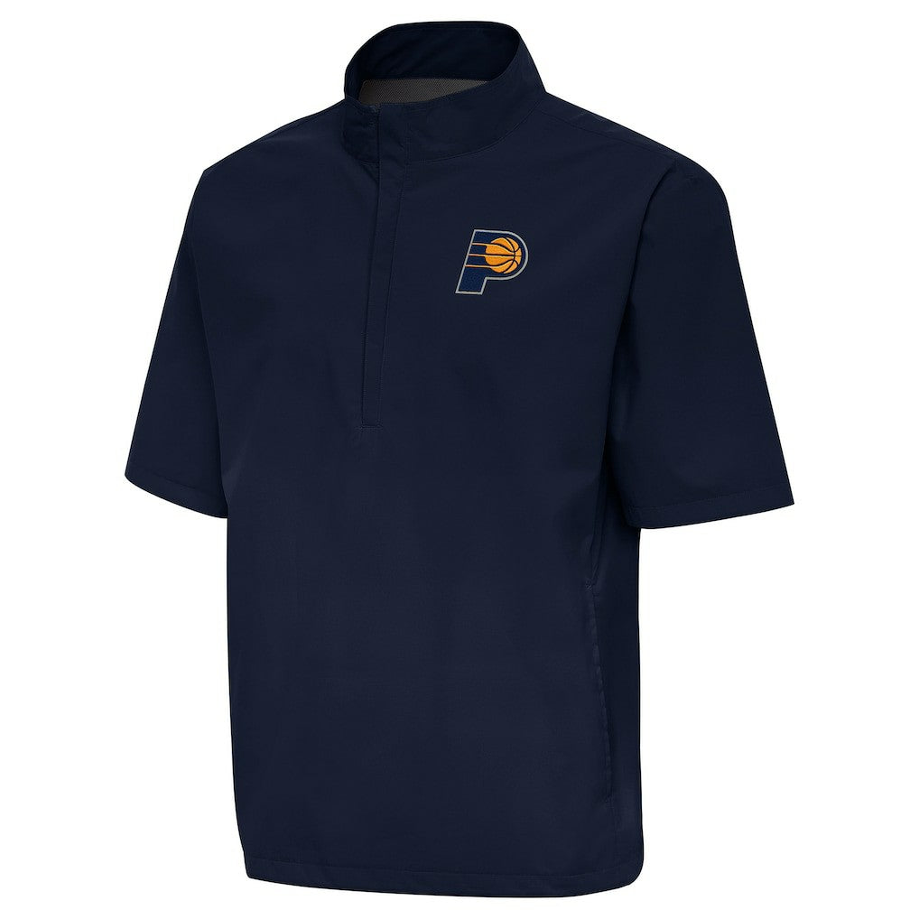 Indiana Pacers Antigua Brisk Quarter-Zip Windbreaker