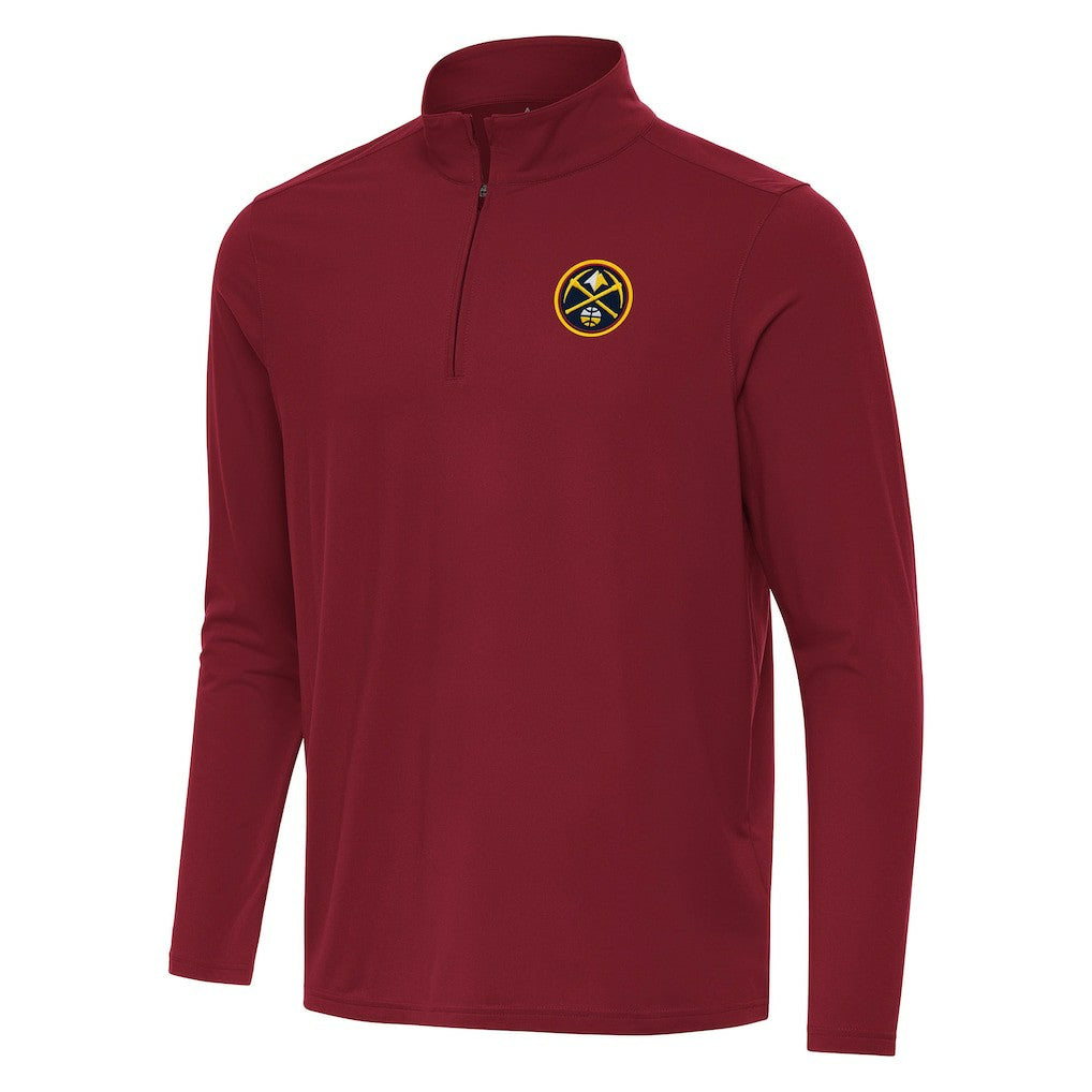 Denver Nuggets Antigua Intent Quarter-Zip Top sale
