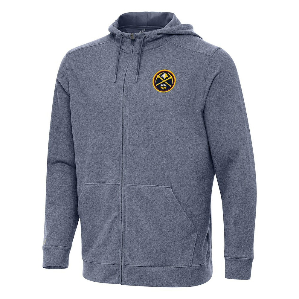 Denver Nuggets Antigua Effortless Full-Zip Hoodie Jacket sale