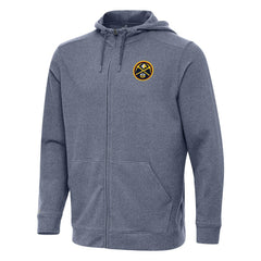 Denver Nuggets Antigua Effortless Full-Zip Hoodie Jacket sale