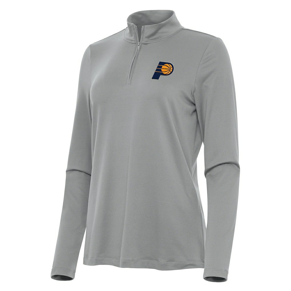 Indiana Pacers Antigua Women's Reprocess Quarter-Zip Top