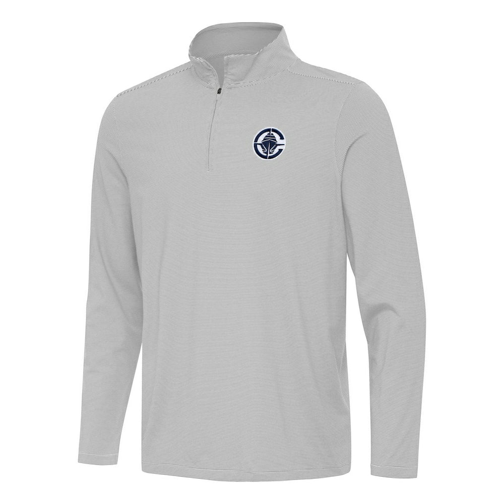LA Clippers Antigua Twine Quarter-Zip Top