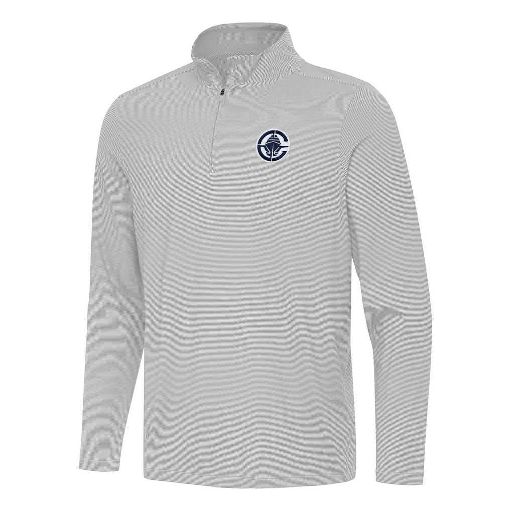 LA Clippers Antigua Twine Quarter-Zip Top