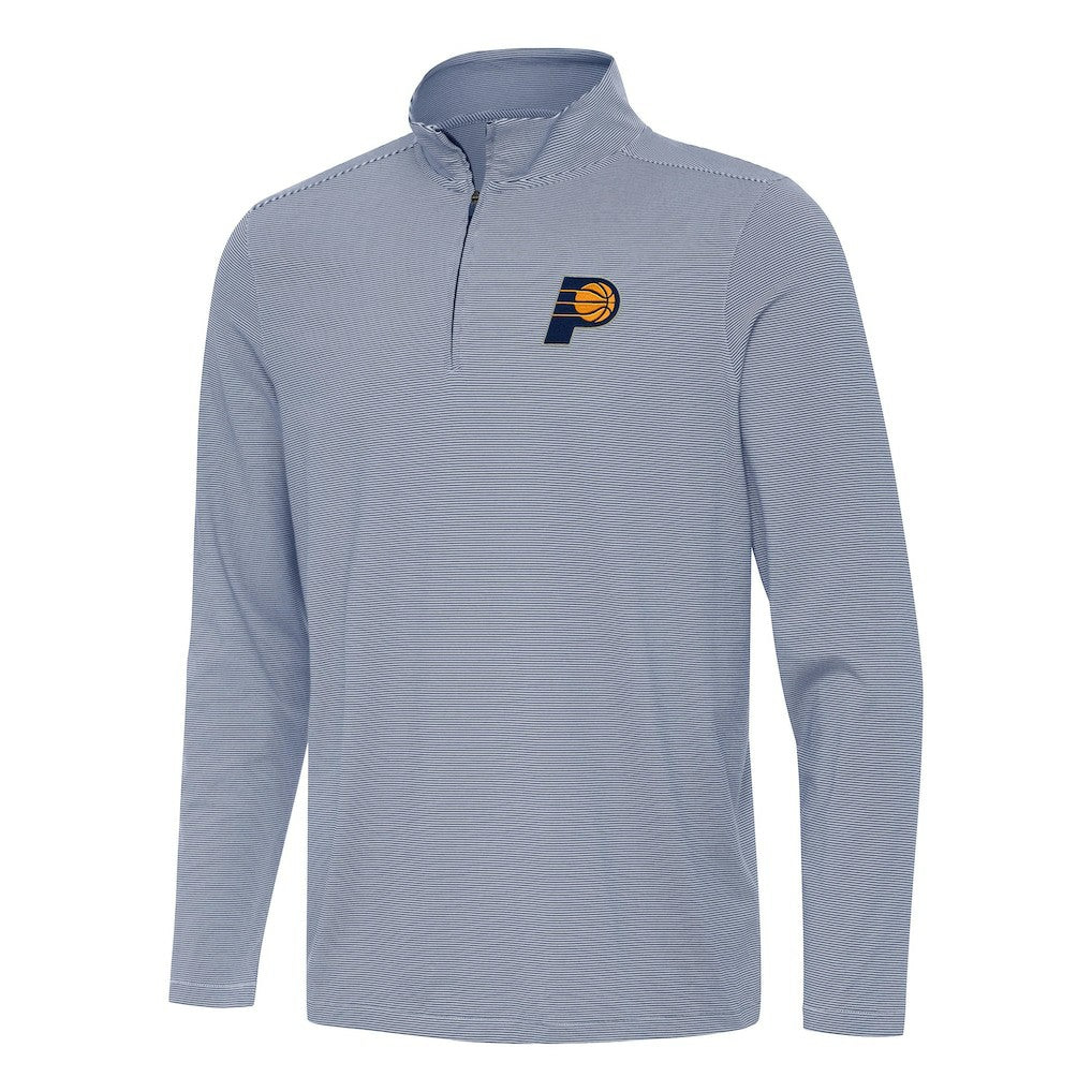 Indiana Pacers Antigua Twine Quarter-Zip Top