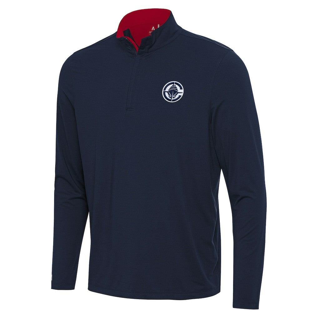 LA Clippers Antigua Content Quarter-Zip Top