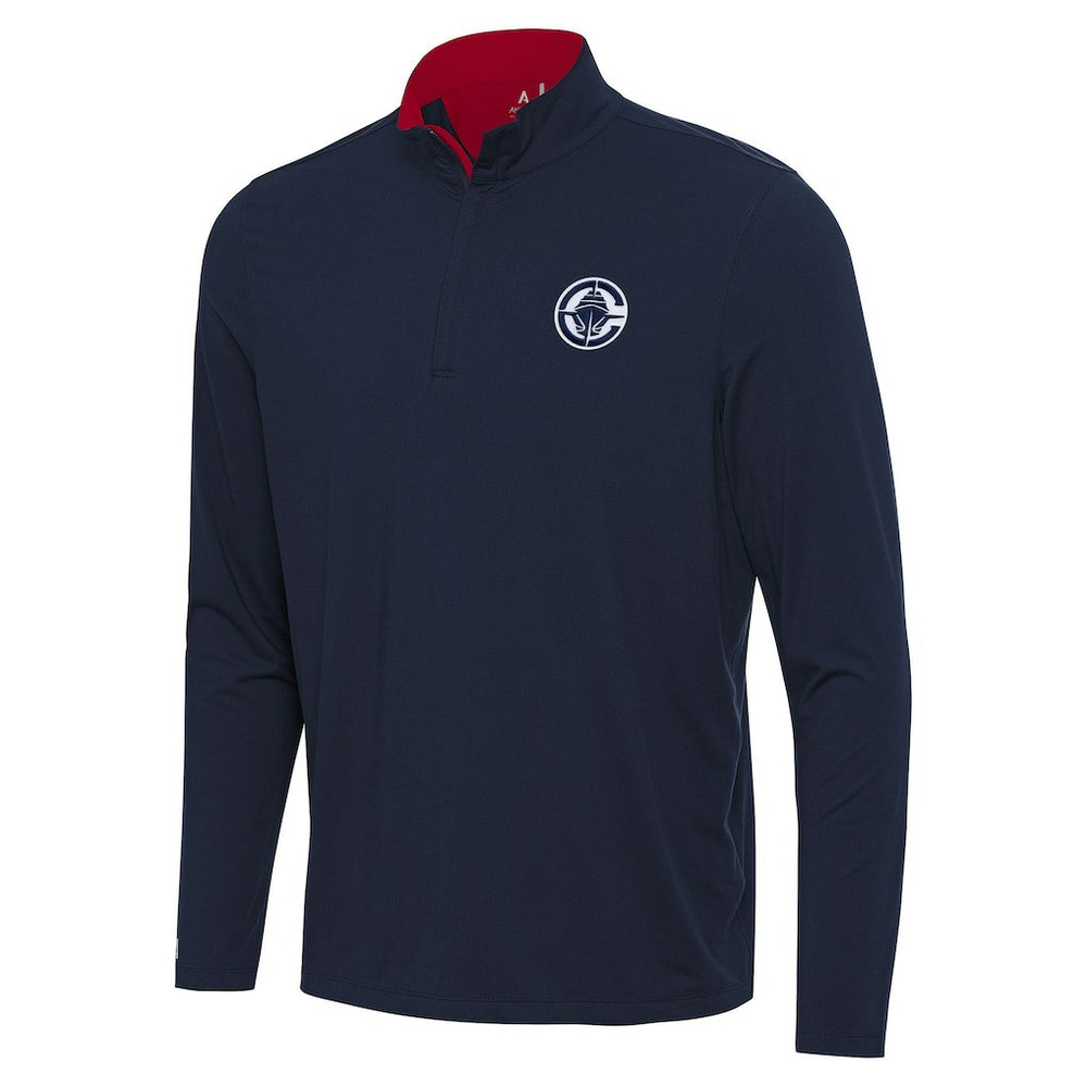 LA Clippers Antigua Content Quarter-Zip Top