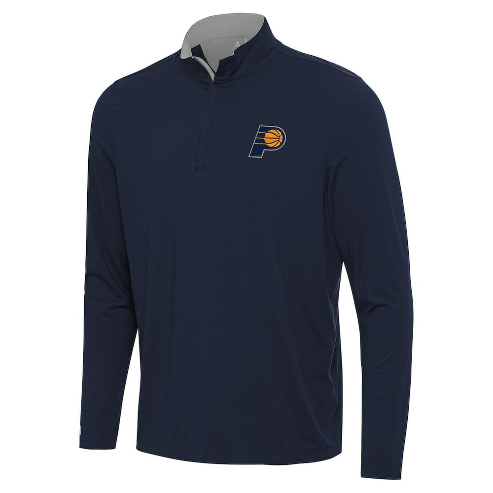 Indiana Pacers Antigua Content Quarter-Zip Top